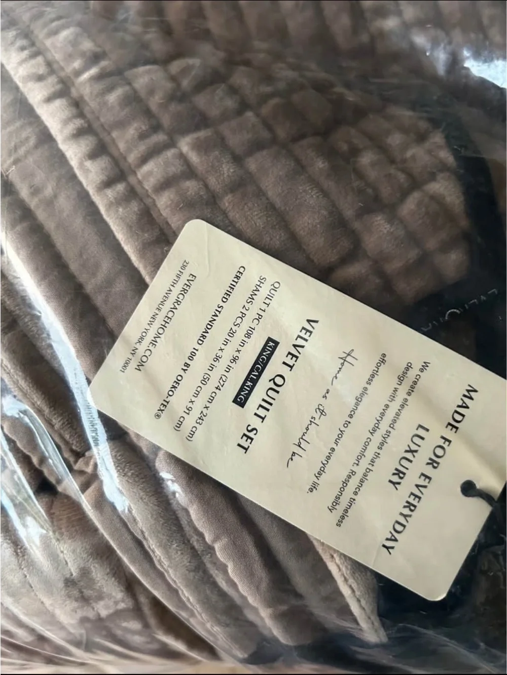 EverGrace Velvet Quilt Set King/Queen Size, Luxurious Soft Quilted Bedding Sets